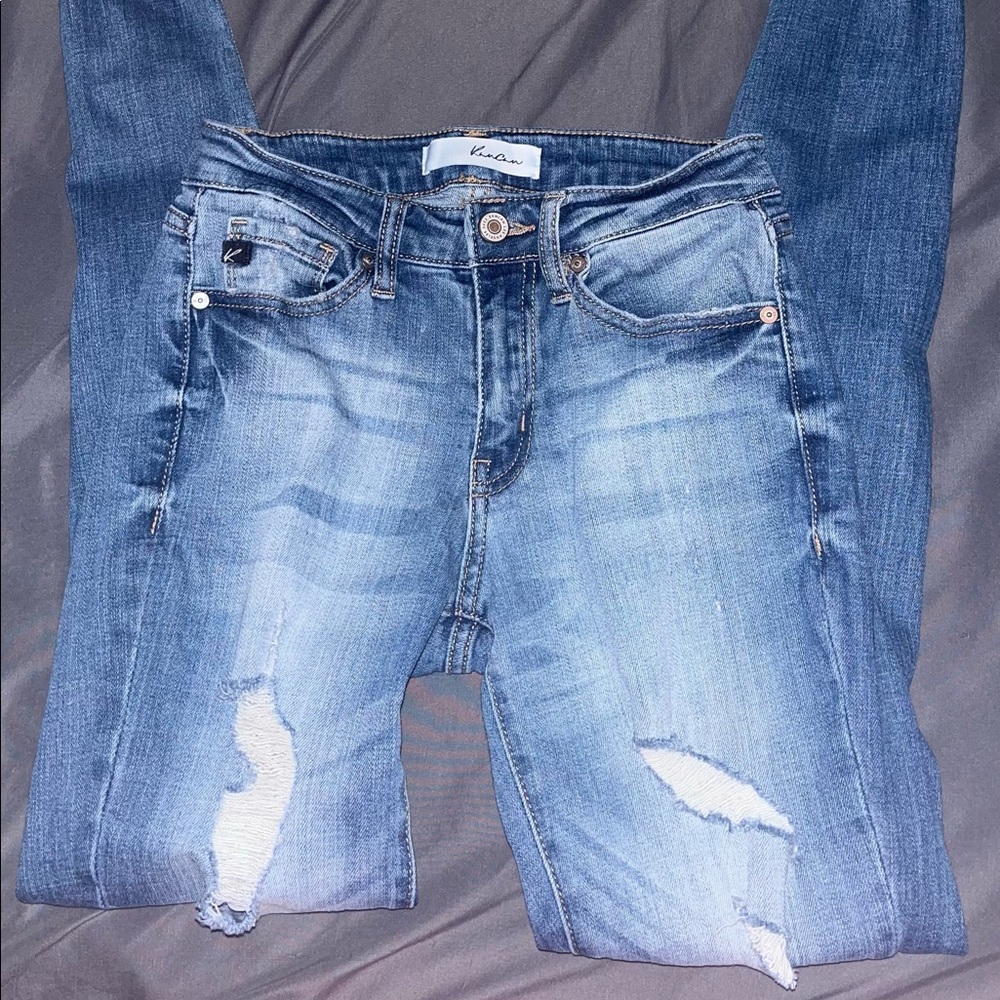 Kancan distressed jeans. Size 1/24